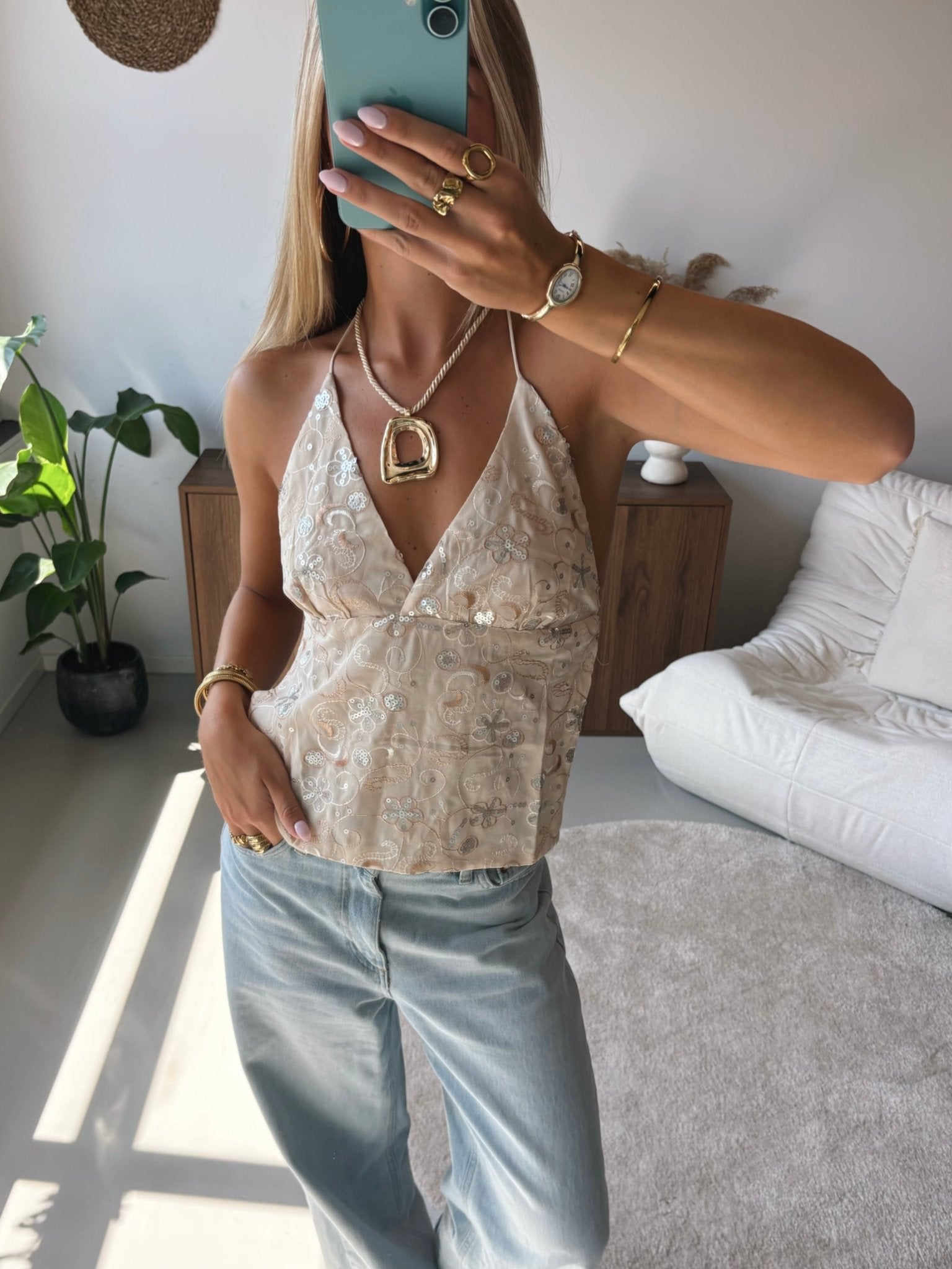 Blossom Halter Top - MOOS the Label