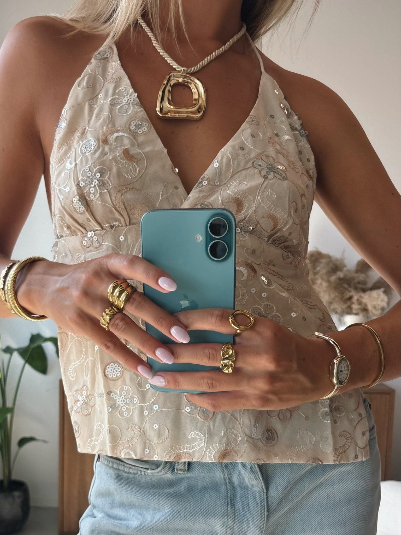 Blossom Halter Top - MOOS the Label