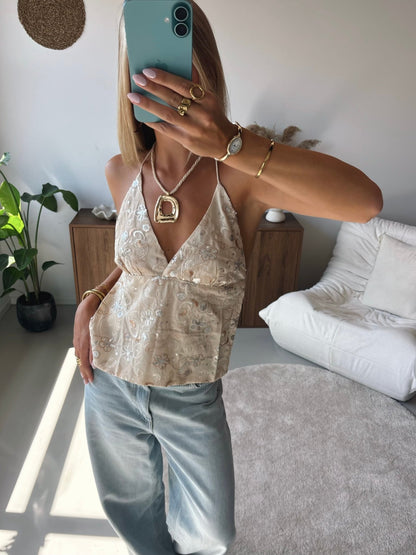 Blossom Halter Top - MOOS the Label