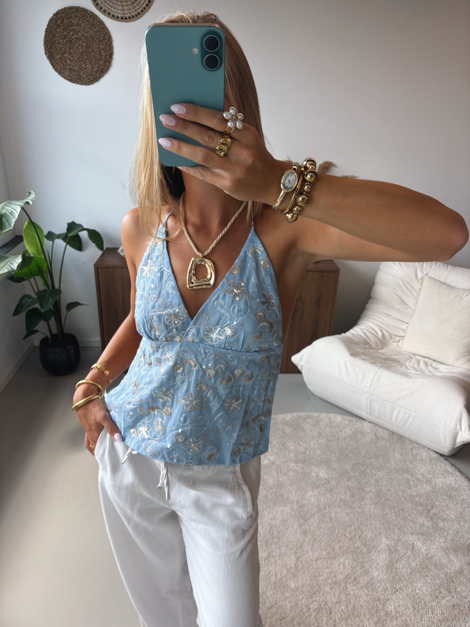 Blossom Halter Top - MOOS the Label