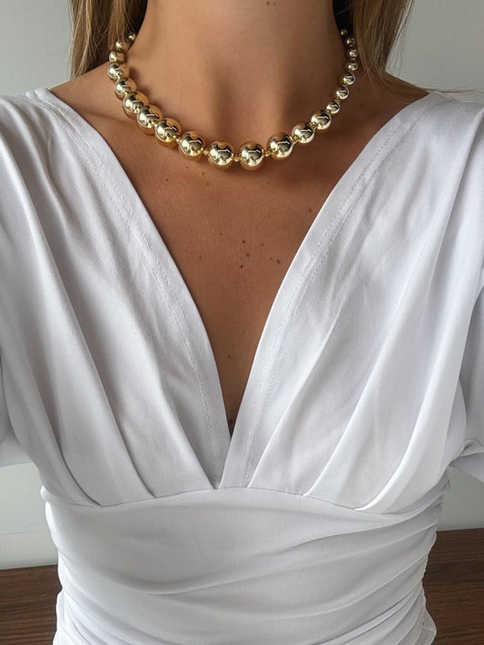 Bold Bead Necklace - MOOS the Label