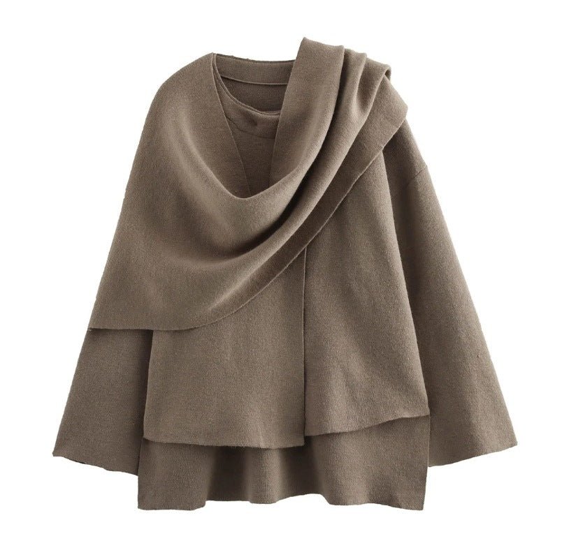 Draped Poncho Cape - MOOS The Label