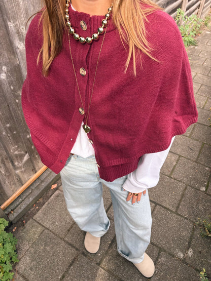 Elegance Knit Cape - MOOS The Label