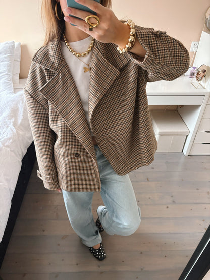 Everyday Checked Jacket - MOOS The Label