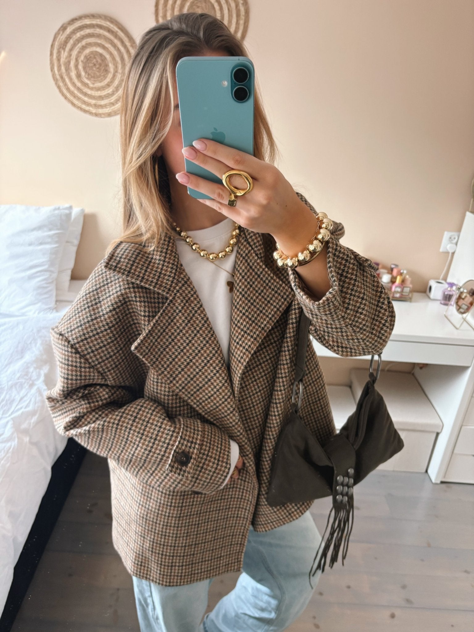 Everyday Checked Jacket - MOOS The Label