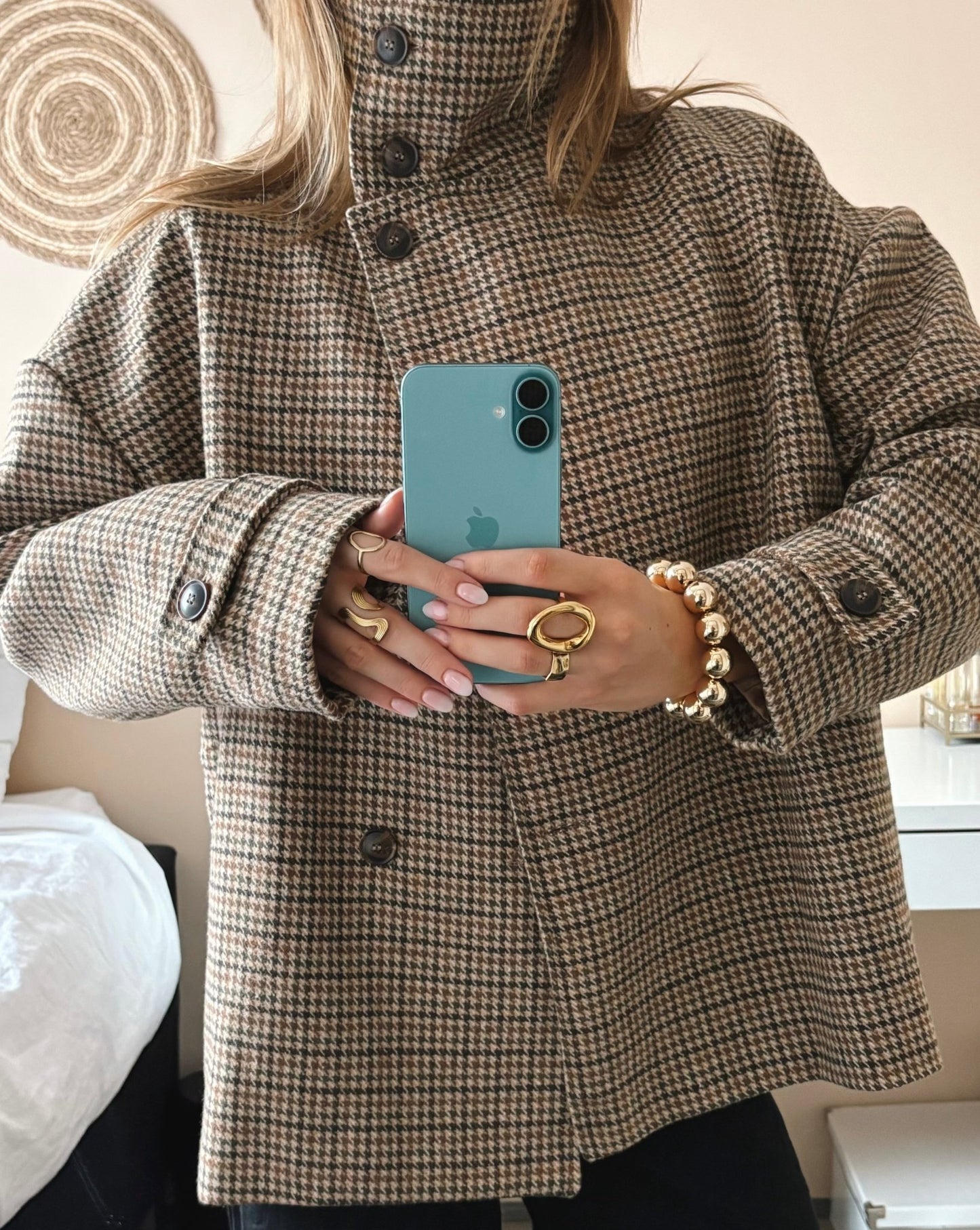 Everyday Checked Jacket - MOOS The Label