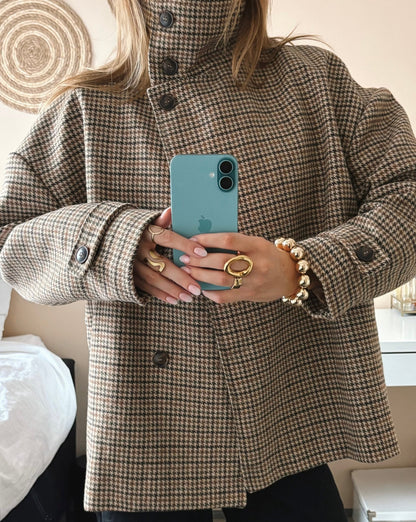 Everyday Checked Jacket - MOOS The Label