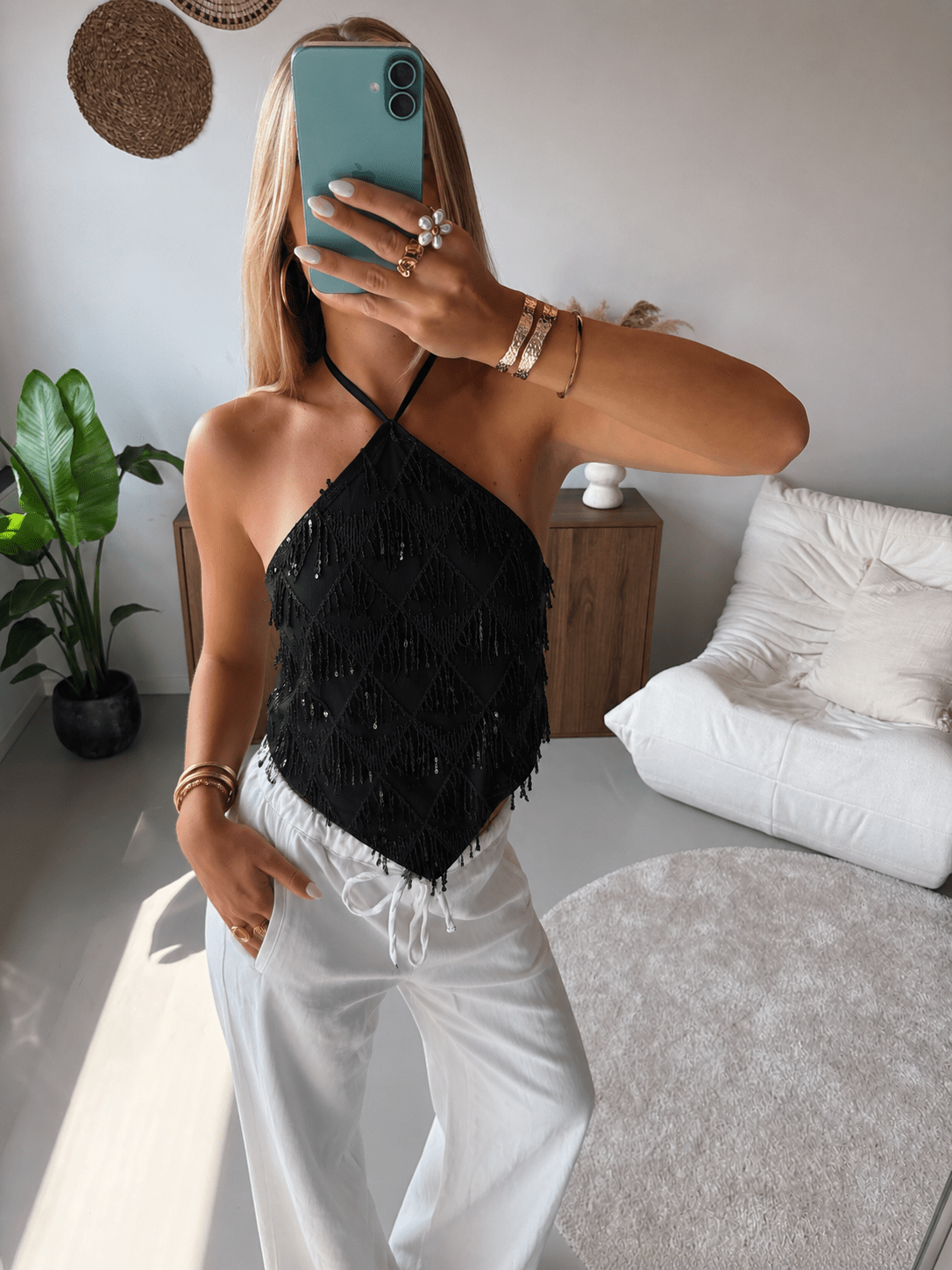 Fringe Halter Top - MOOS the Label