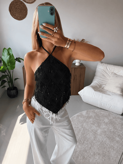 Fringe Halter Top - MOOS the Label