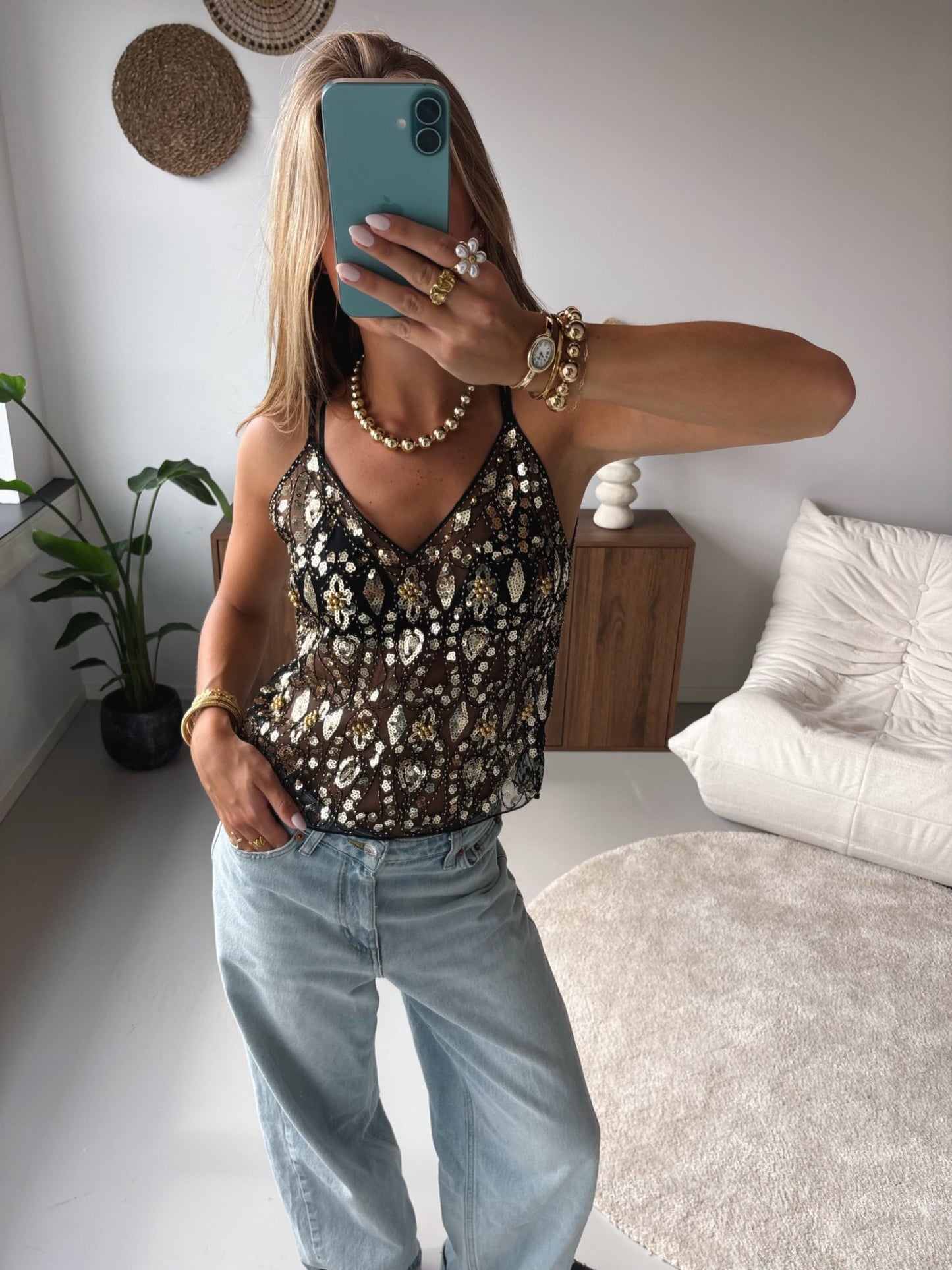 Golden Glam Top - MOOS the Label