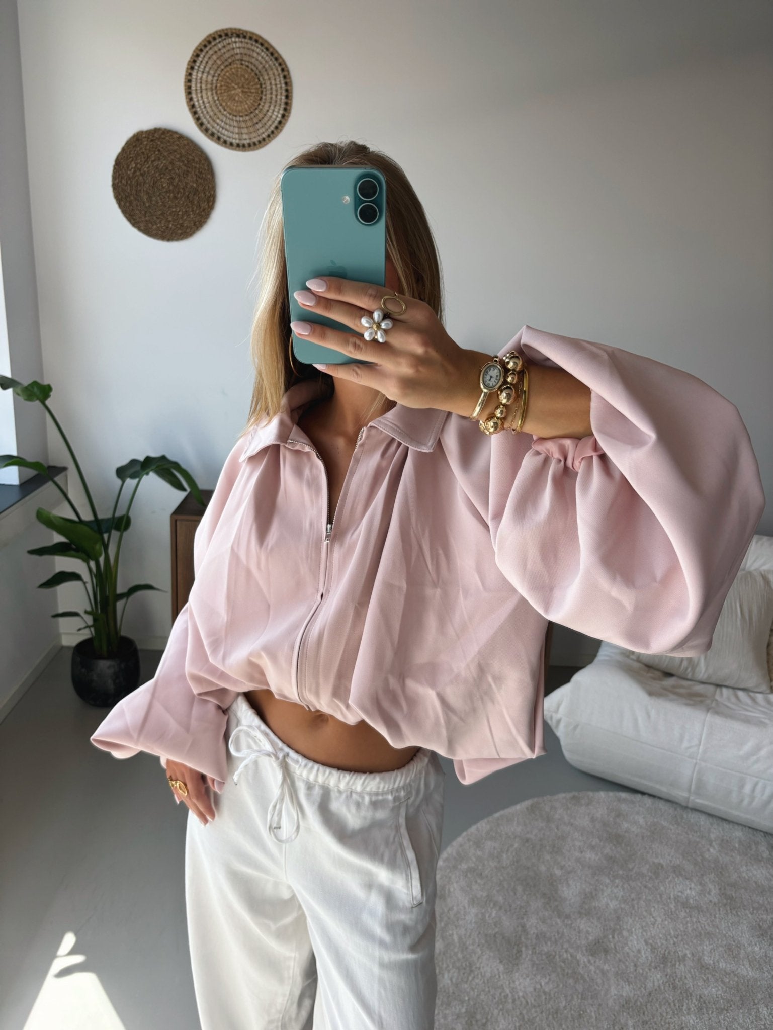 Lightweight Blush Jacket - MOOS the Label
