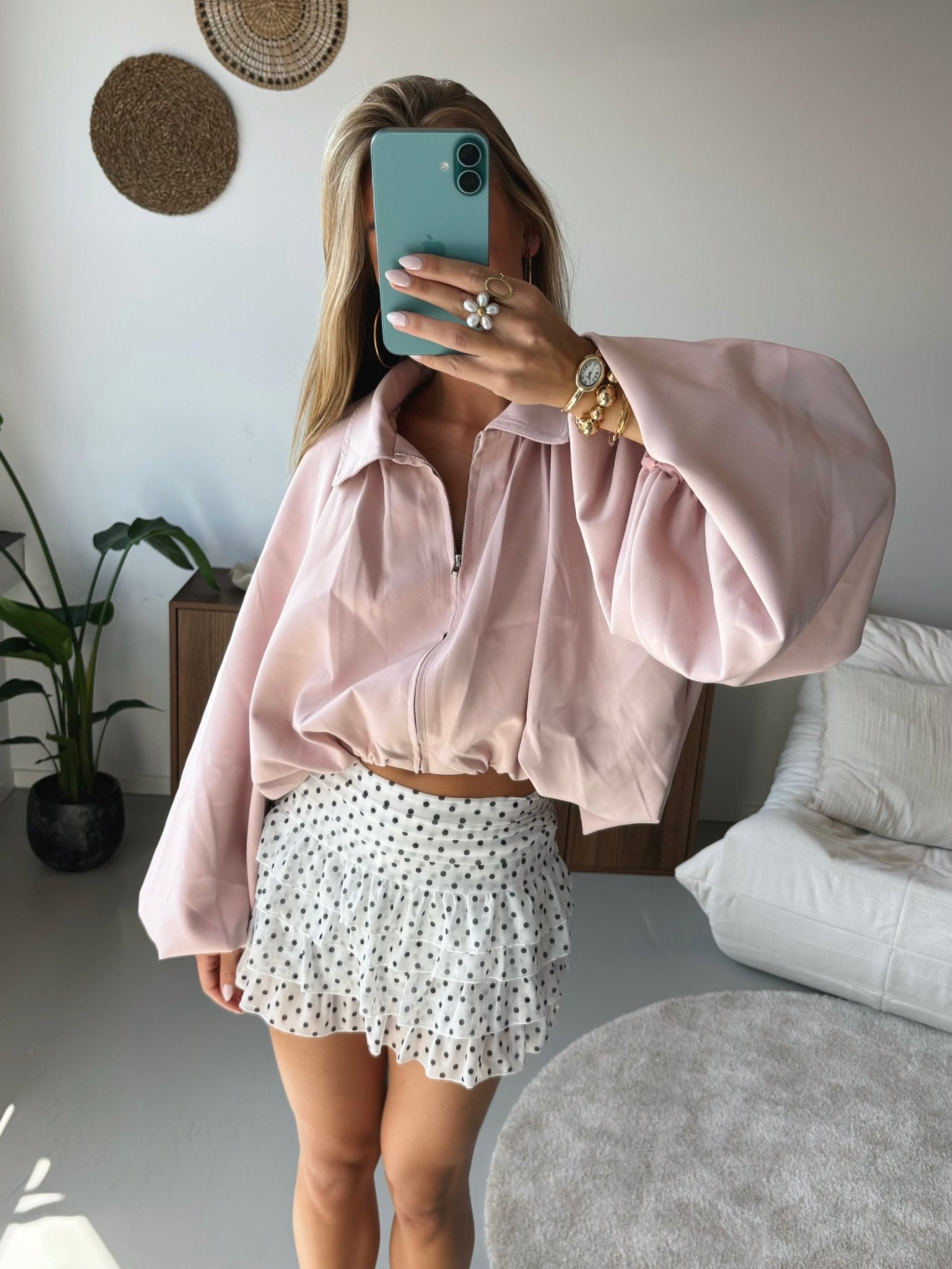 Lightweight Blush Jacket - MOOS the Label
