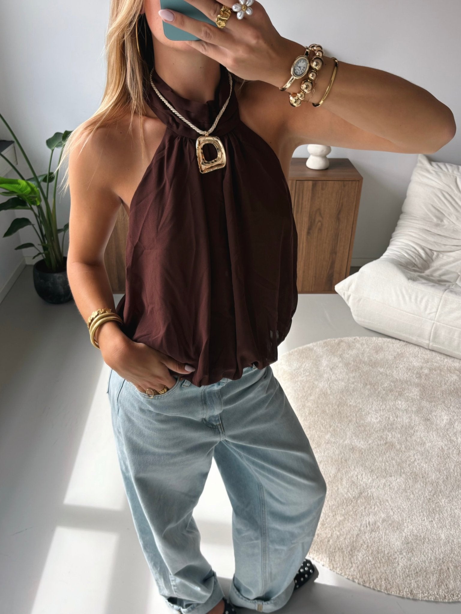 Low Back Halter Top - MOOS the Label