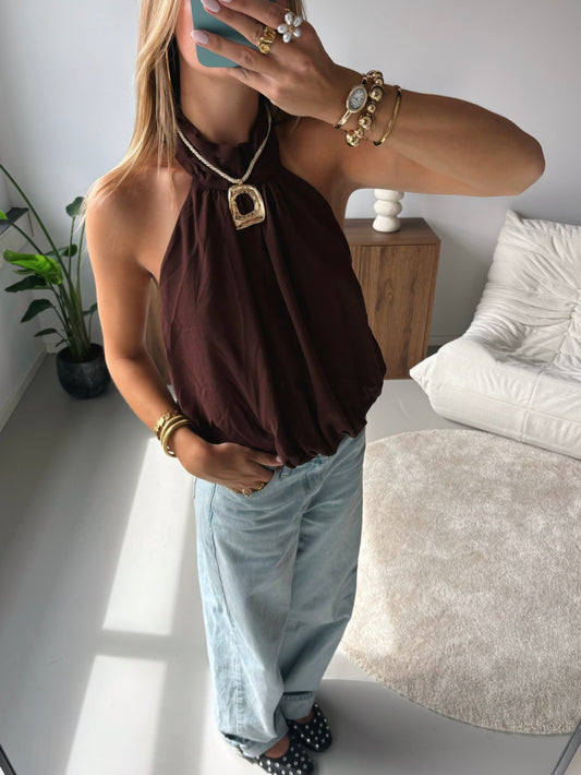 Low Back Halter Top - MOOS the Label