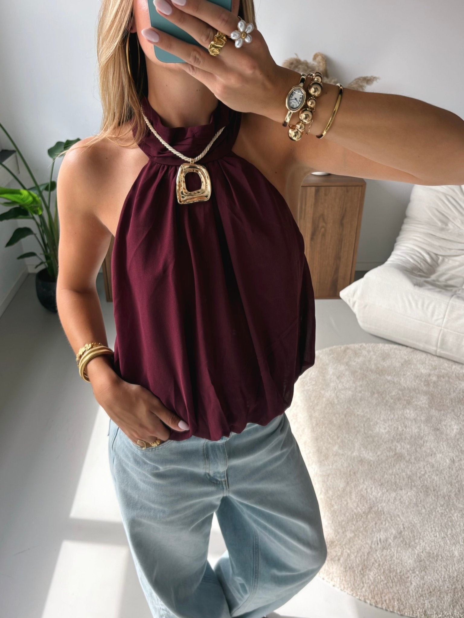 Low Back Halter Top - MOOS the Label