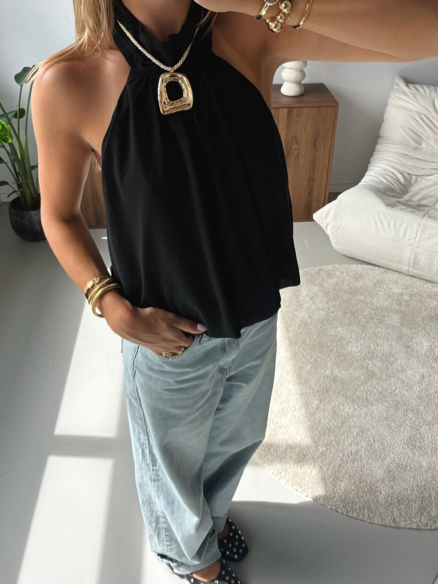 Low Back Halter Top - MOOS the Label
