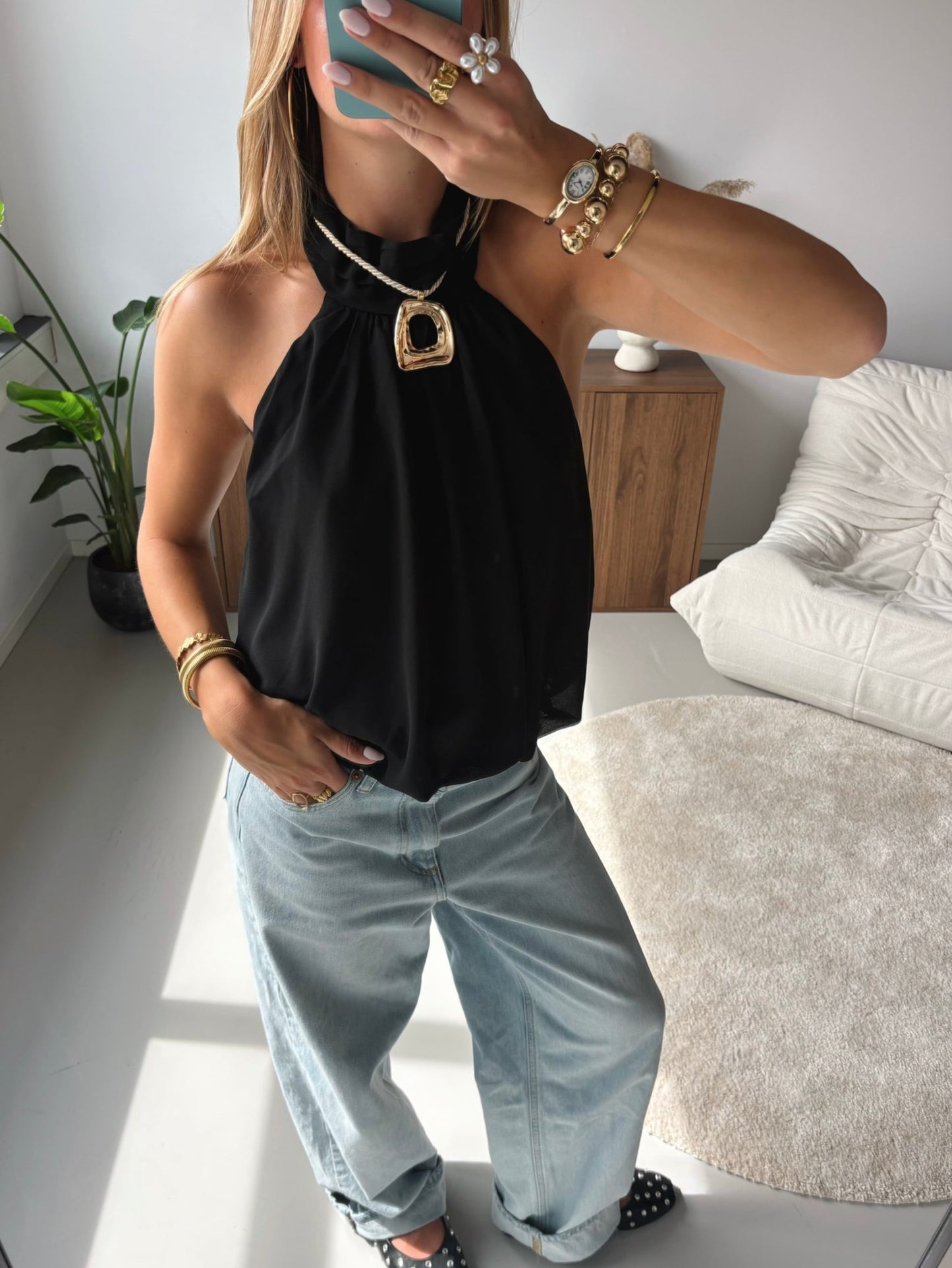 Low Back Halter Top - MOOS the Label