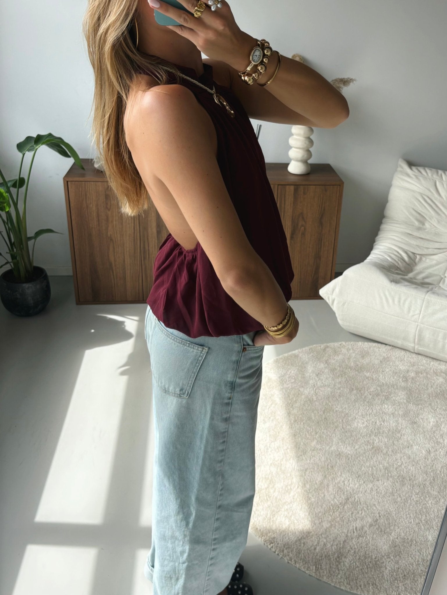 Low Back Halter Top - MOOS the Label