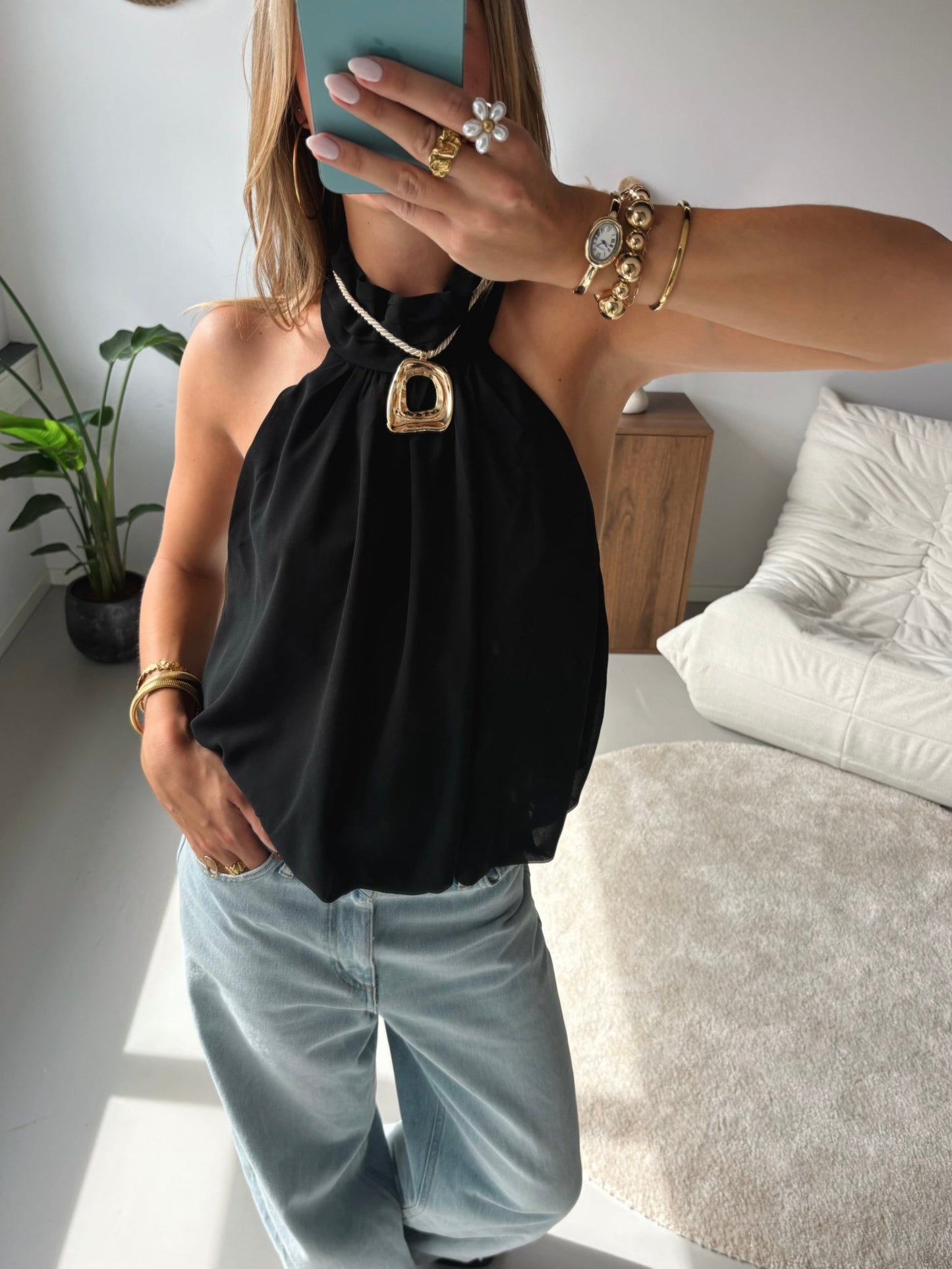 Low Back Halter Top - MOOS the Label