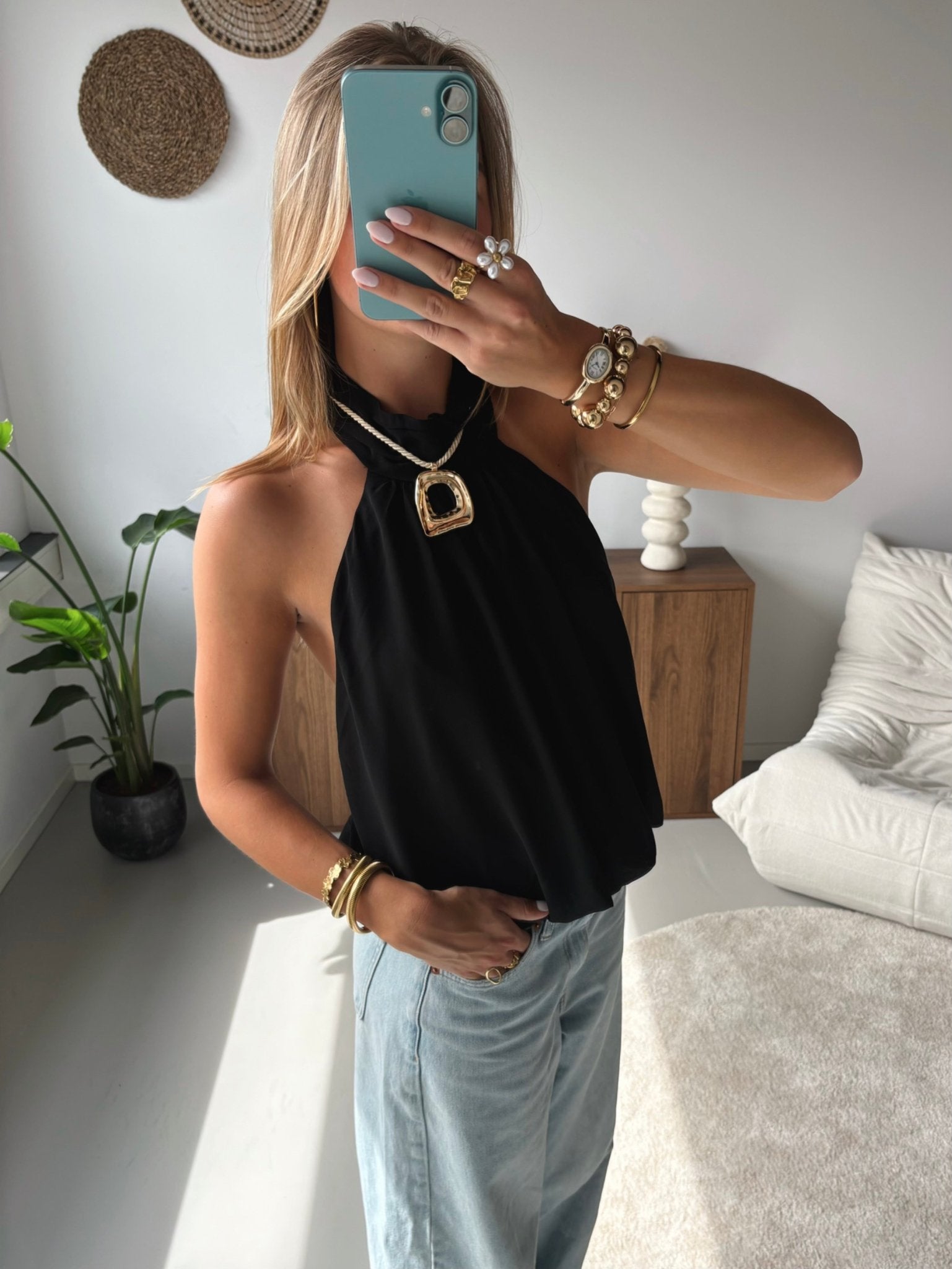 Low Back Halter Top - MOOS the Label