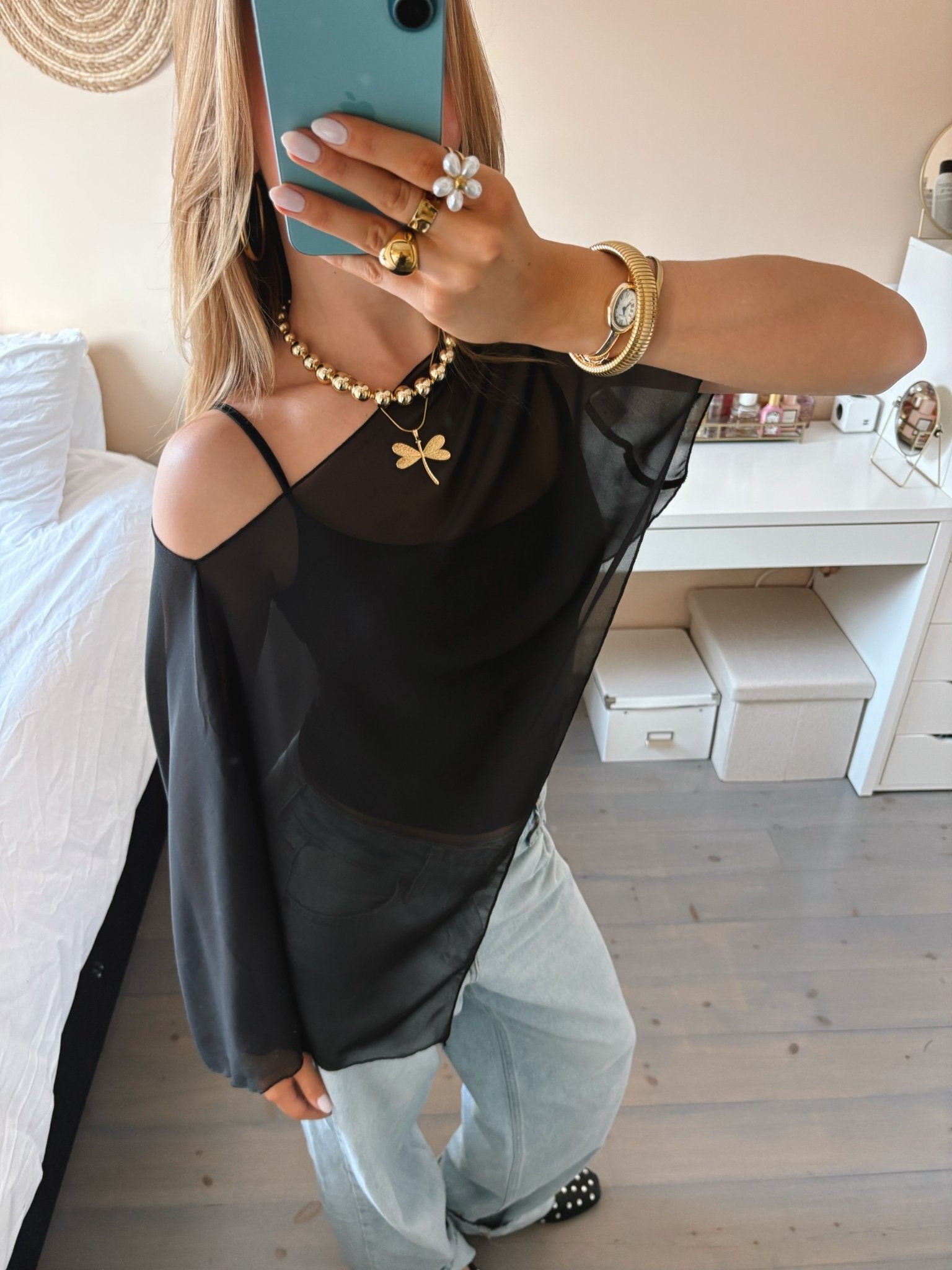 Mesh Cape Top - MOOS The Label