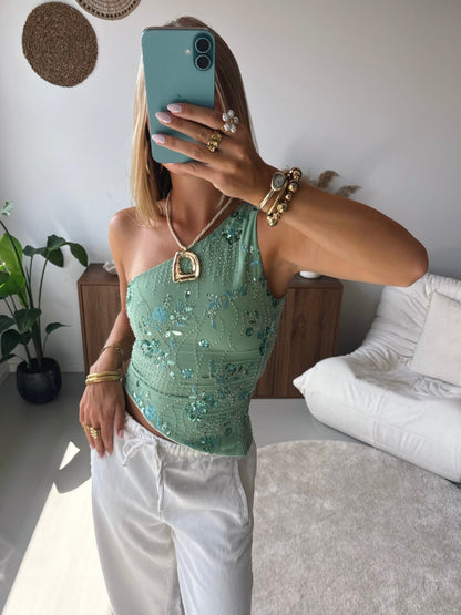 Off Shoulder Blossom Top - MOOS the Label