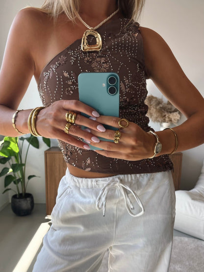 Off Shoulder Blossom Top - MOOS the Label