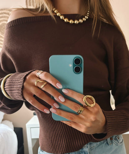 Off Shoulder Knit - MOOS The Label