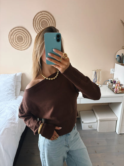 Off Shoulder Knit - MOOS The Label