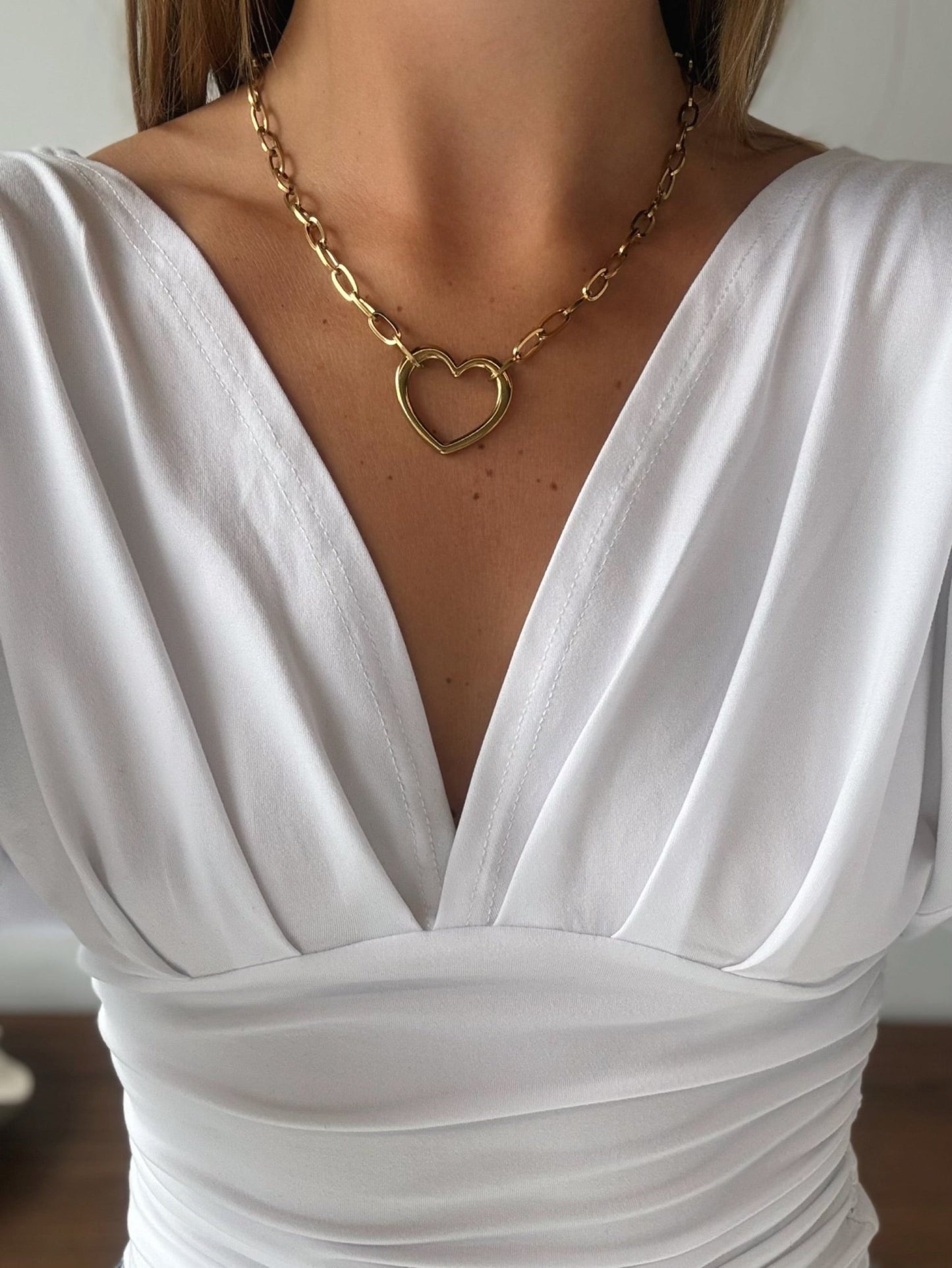 Open Heart Necklace - MOOS the Label