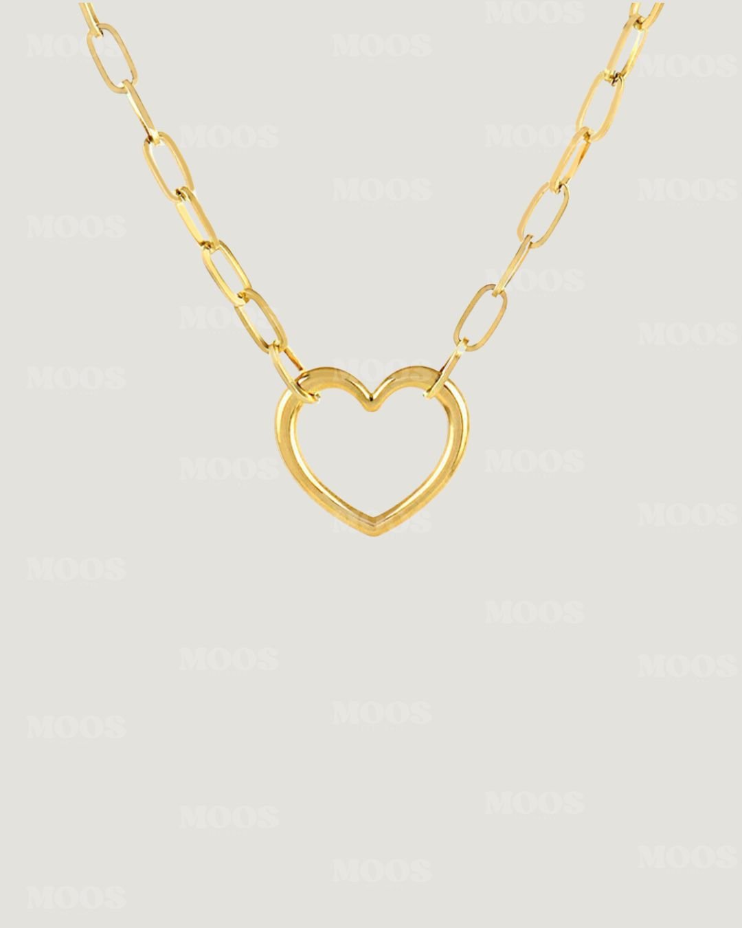 Open Heart Necklace - MOOS The Label