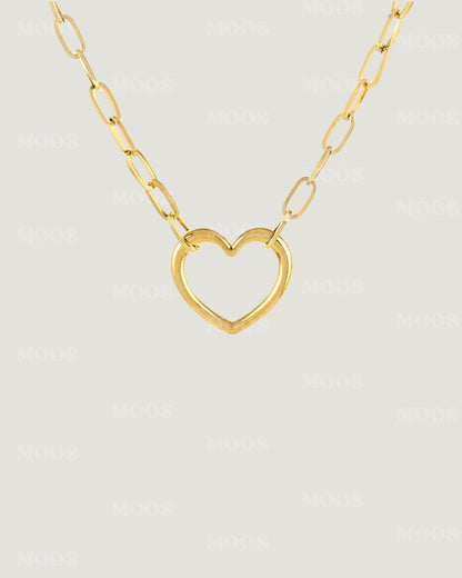 Open Heart Necklace - MOOS The Label