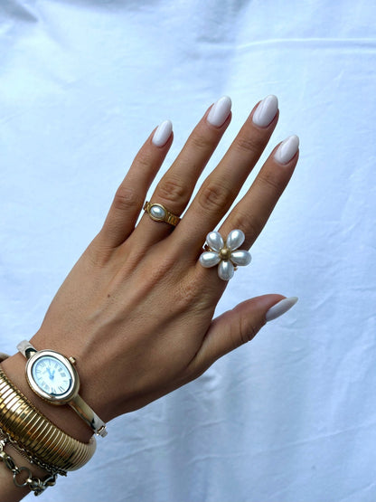 Pearl Blossom Ring - MOOS The Label