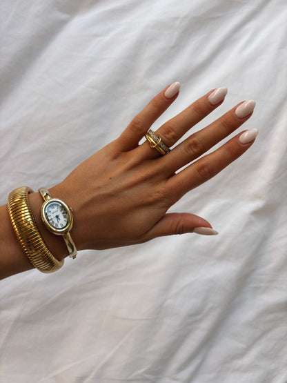 Pearl Chain Ring - MOOS The Label