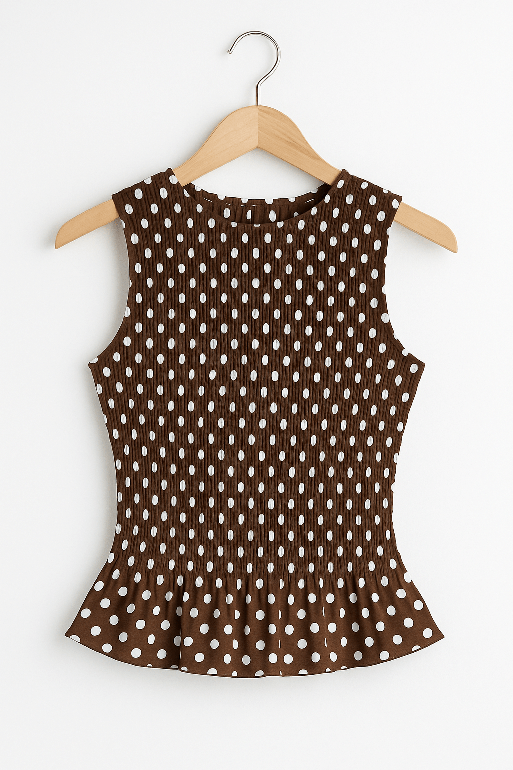 Polka Dot Top Brown - MOOS The Label