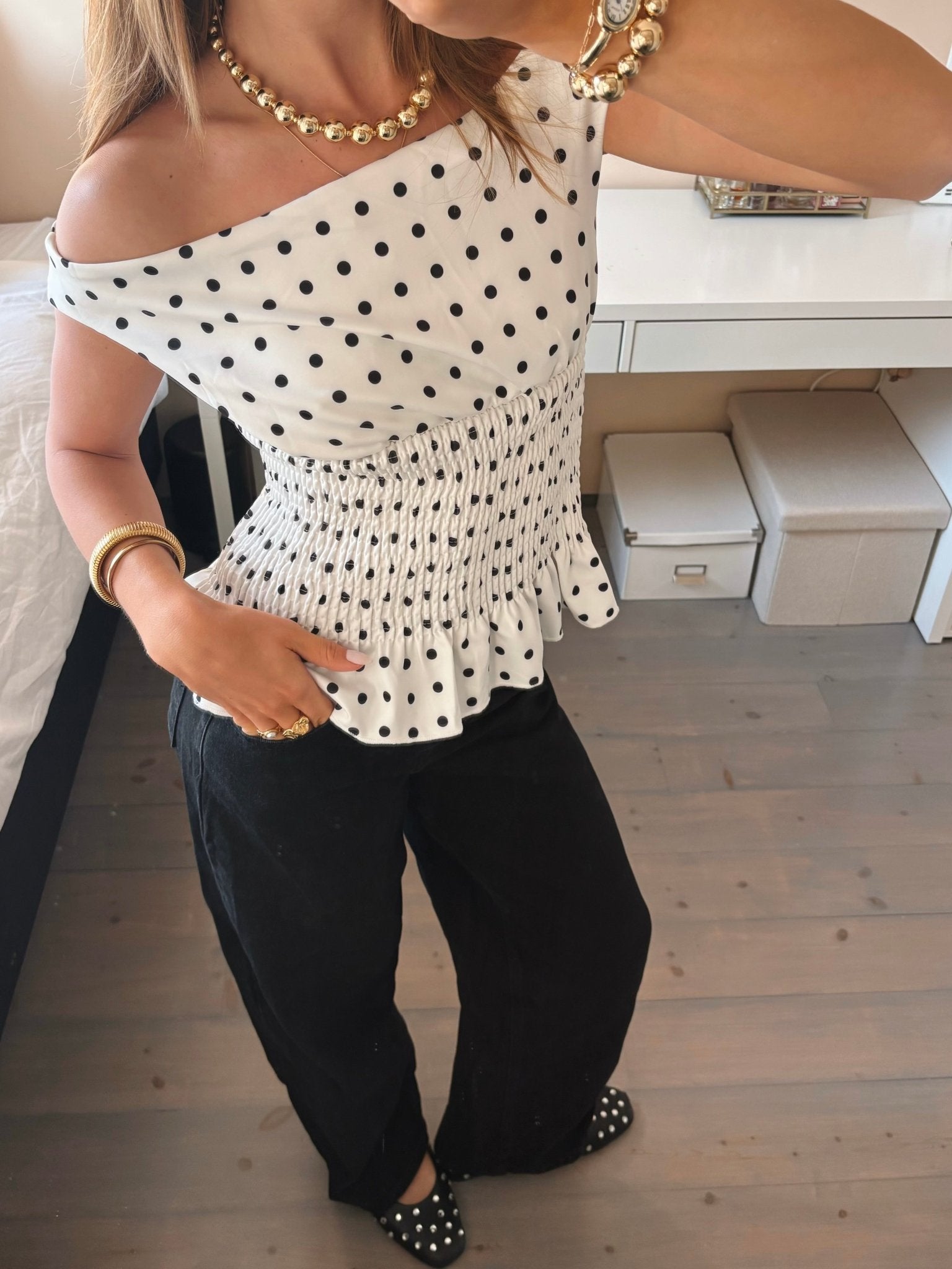 Polka Statement Top - MOOS The Label