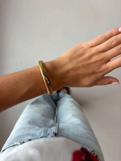 Ribbed Bracelet Medium - MOOS the Label