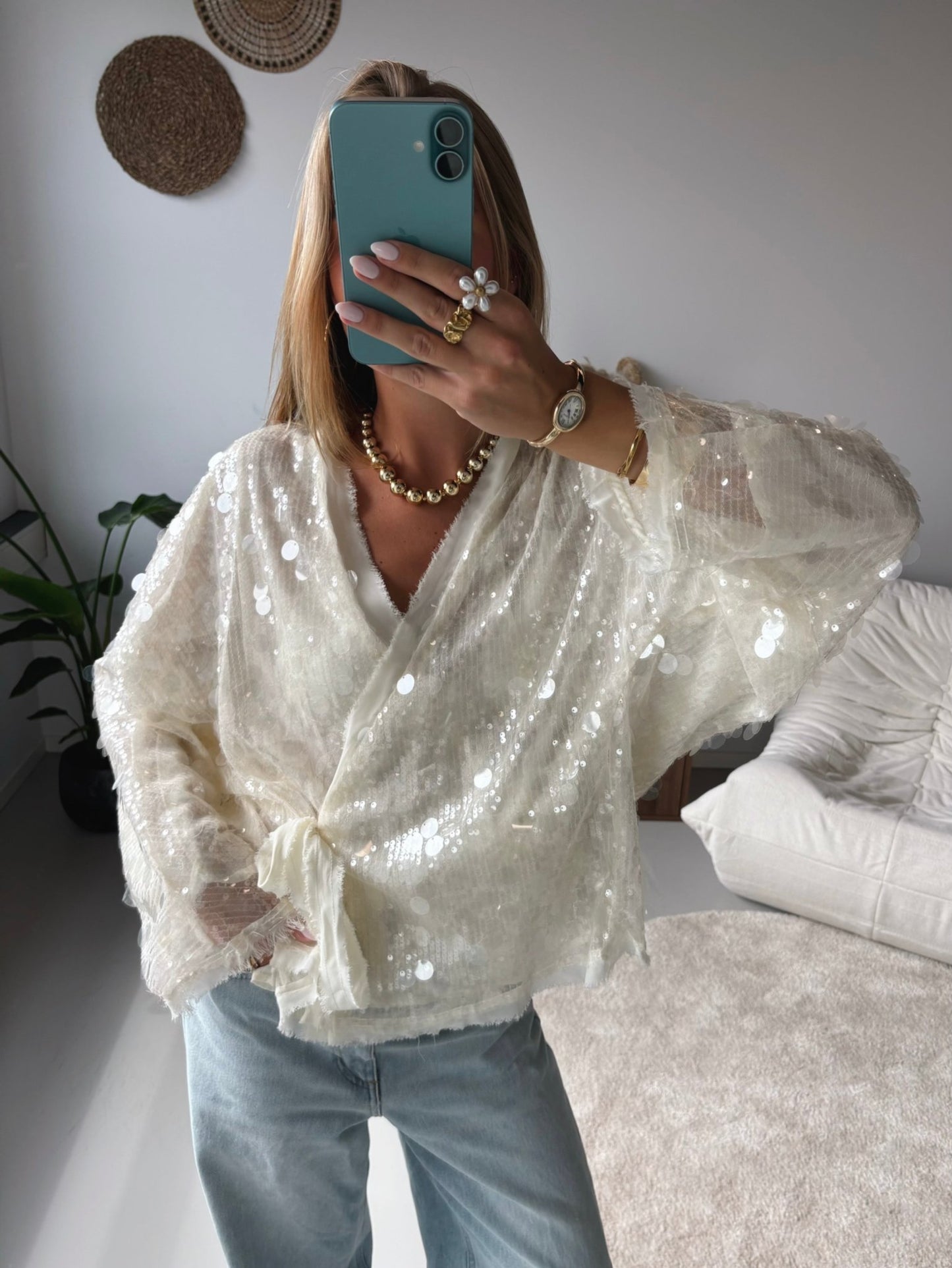 Shimmer Kimono Blouse - MOOS the Label