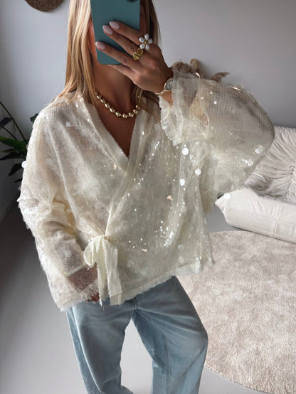 Shimmer Kimono Blouse - MOOS the Label