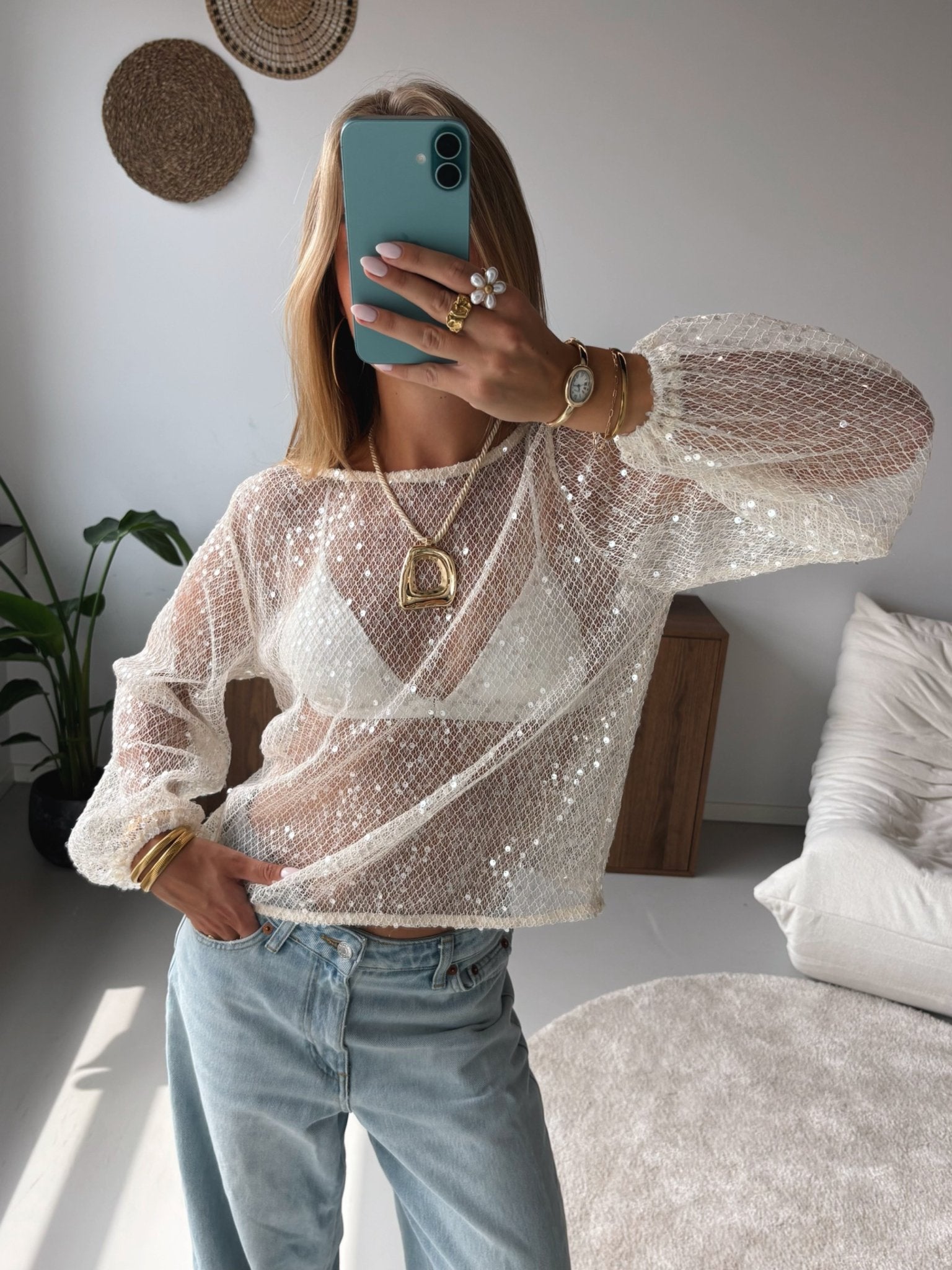 Shimmer Mesh Top - MOOS the Label
