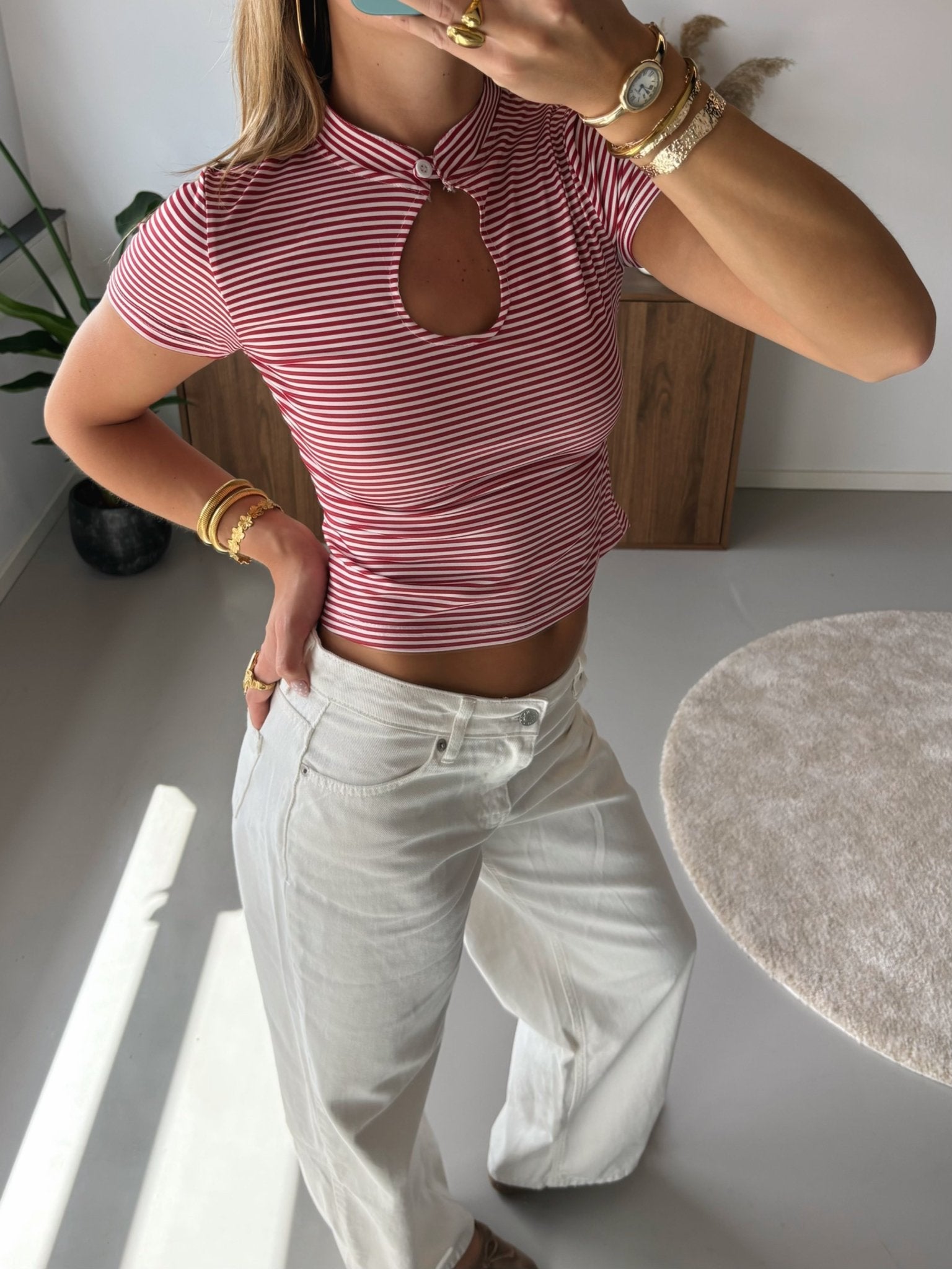 Stripe Statement Top - MOOS the Label