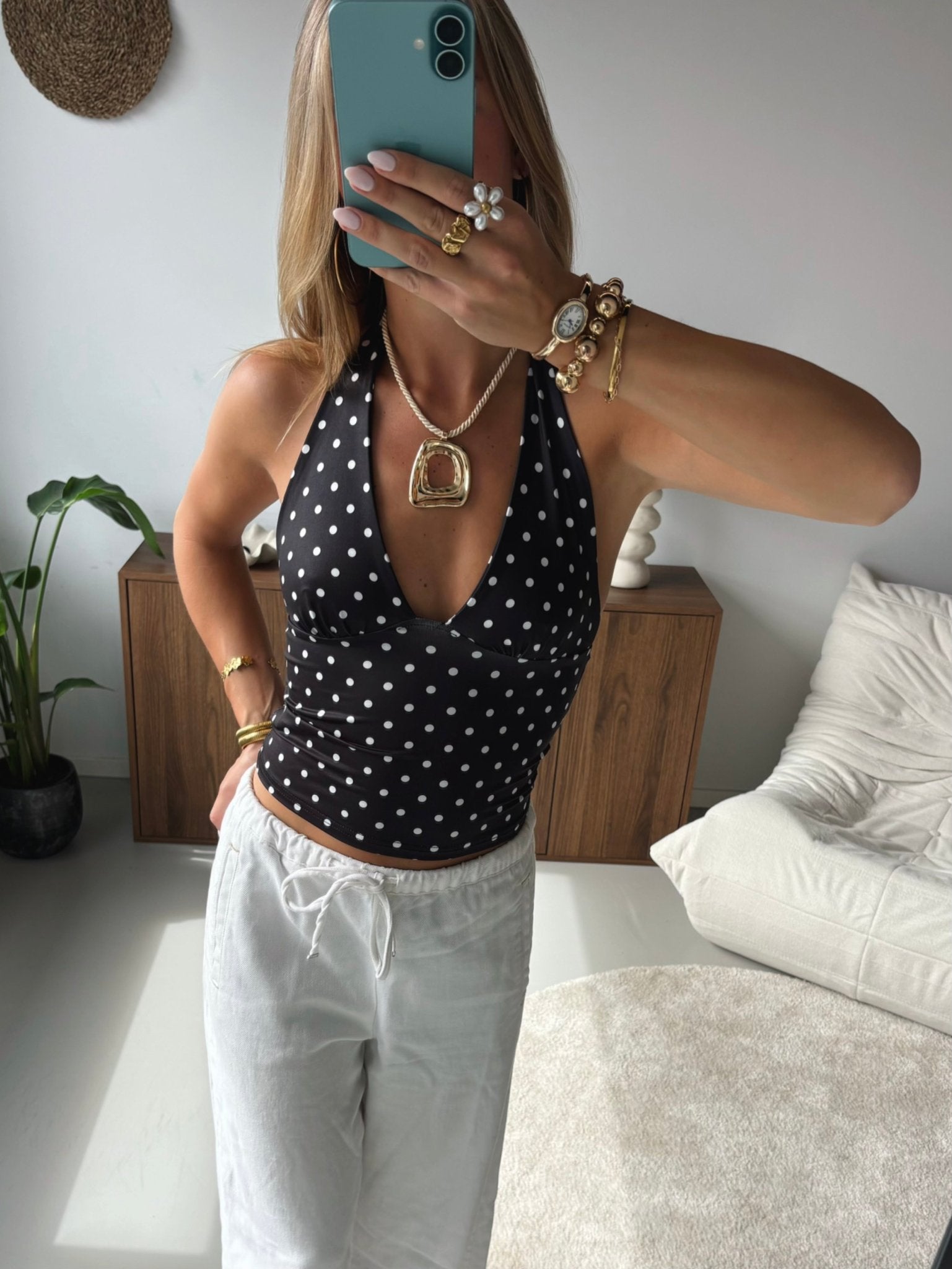 Summer Polka Dotted Top - MOOS the Label