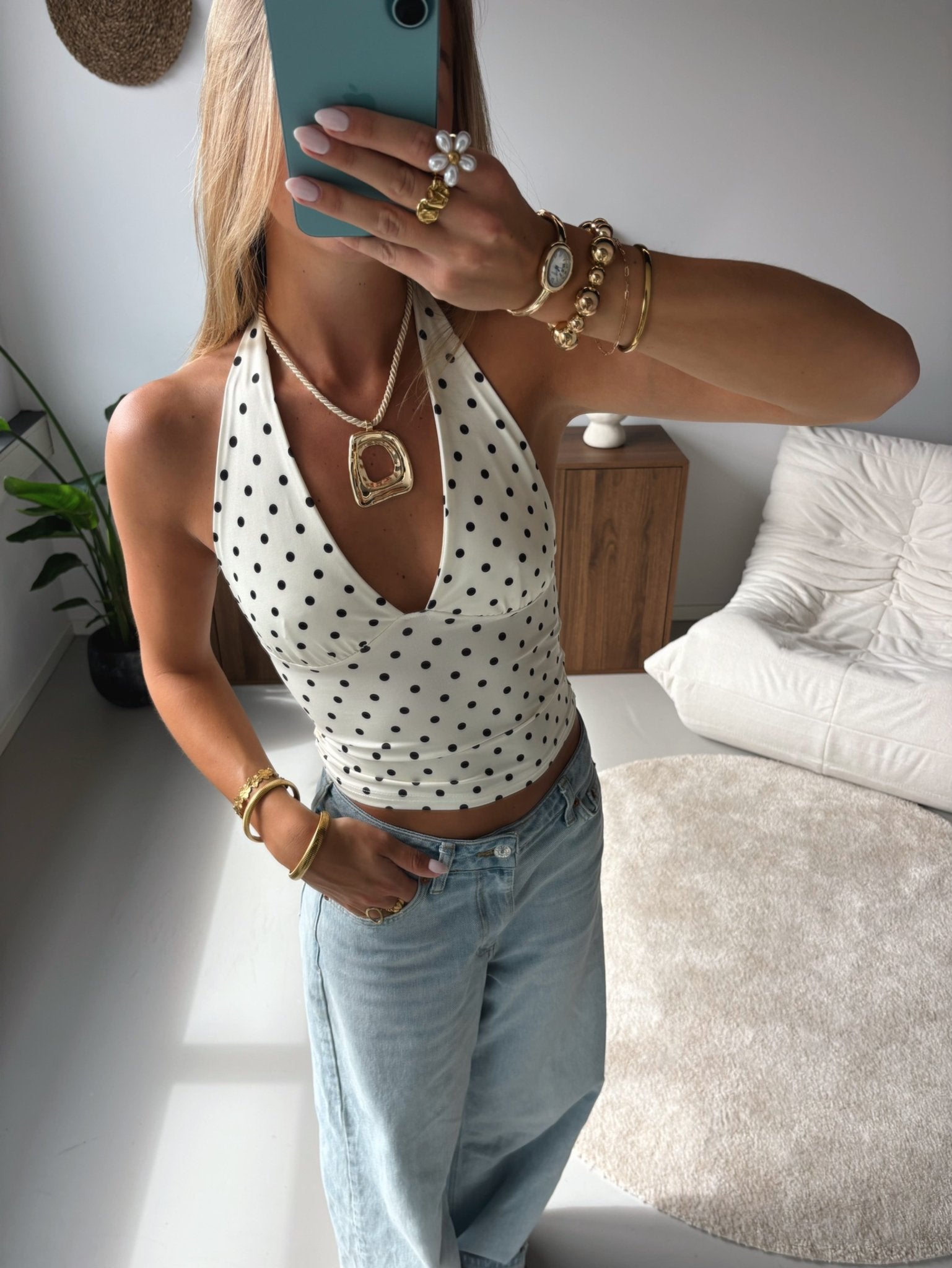 Summer Polka Dotted Top - MOOS the Label