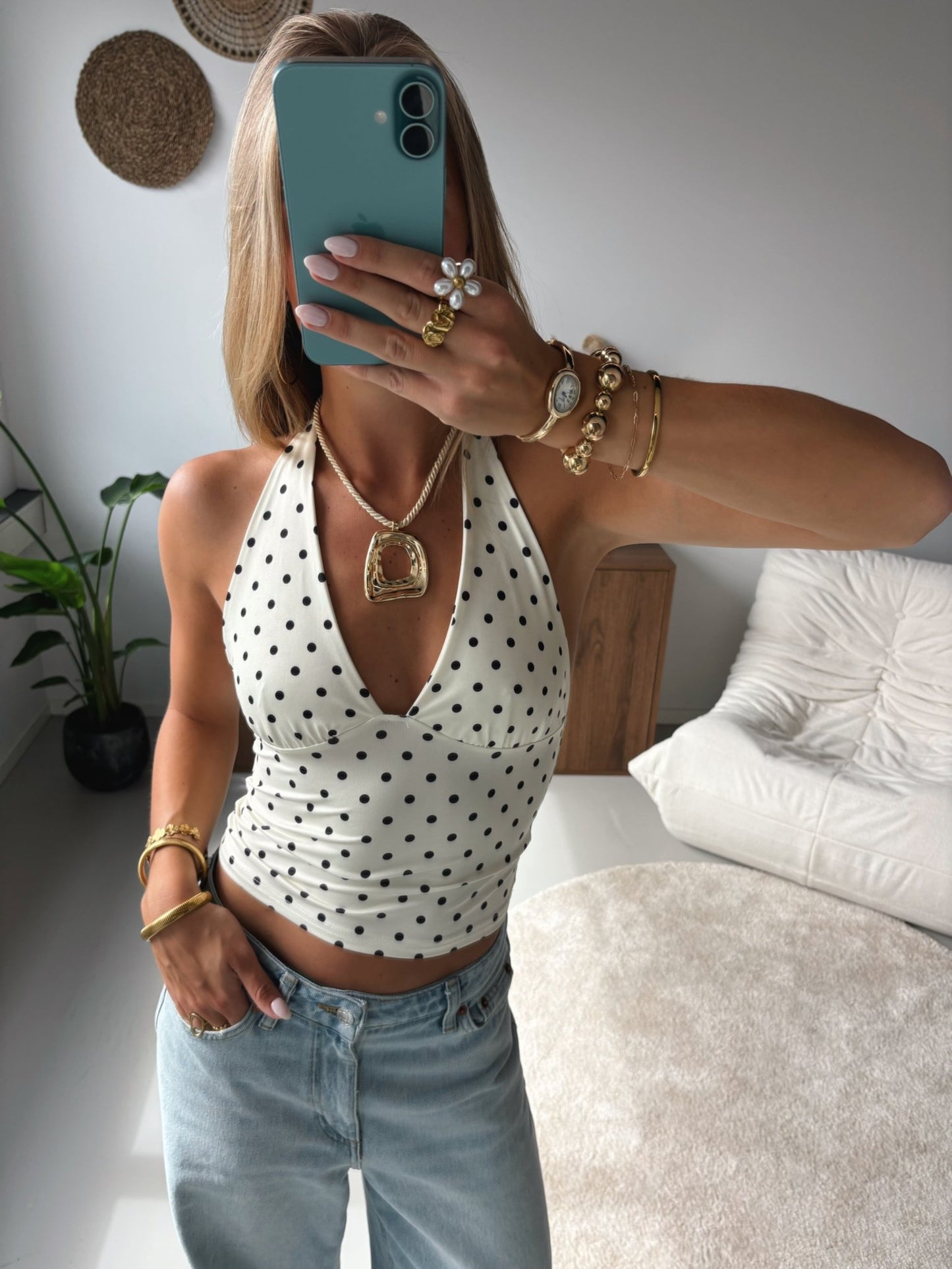 Summer Polka Dotted Top - MOOS the Label