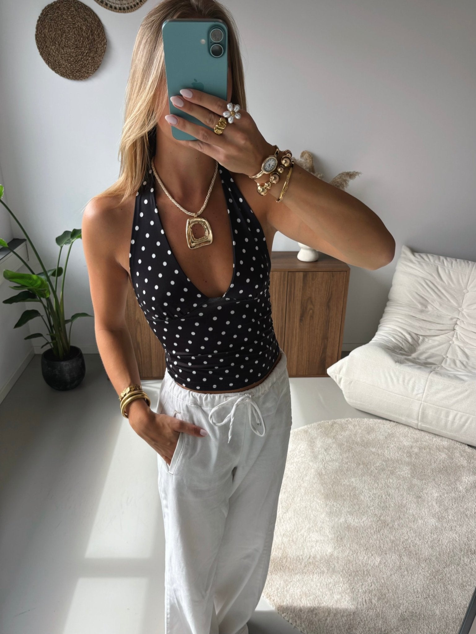Summer Polka Dotted Top - MOOS the Label