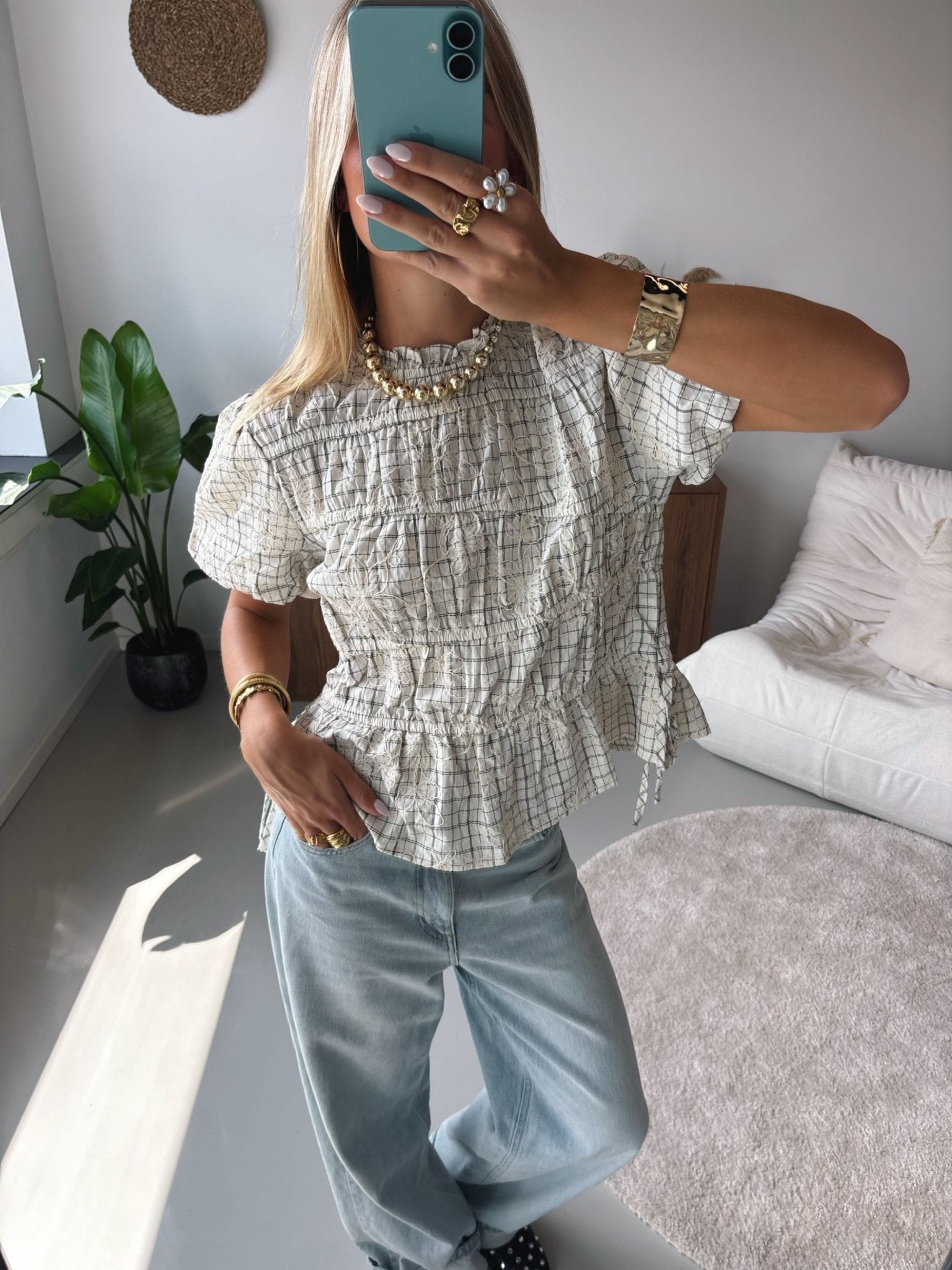 Textured Bloom Blouse - MOOS the Label
