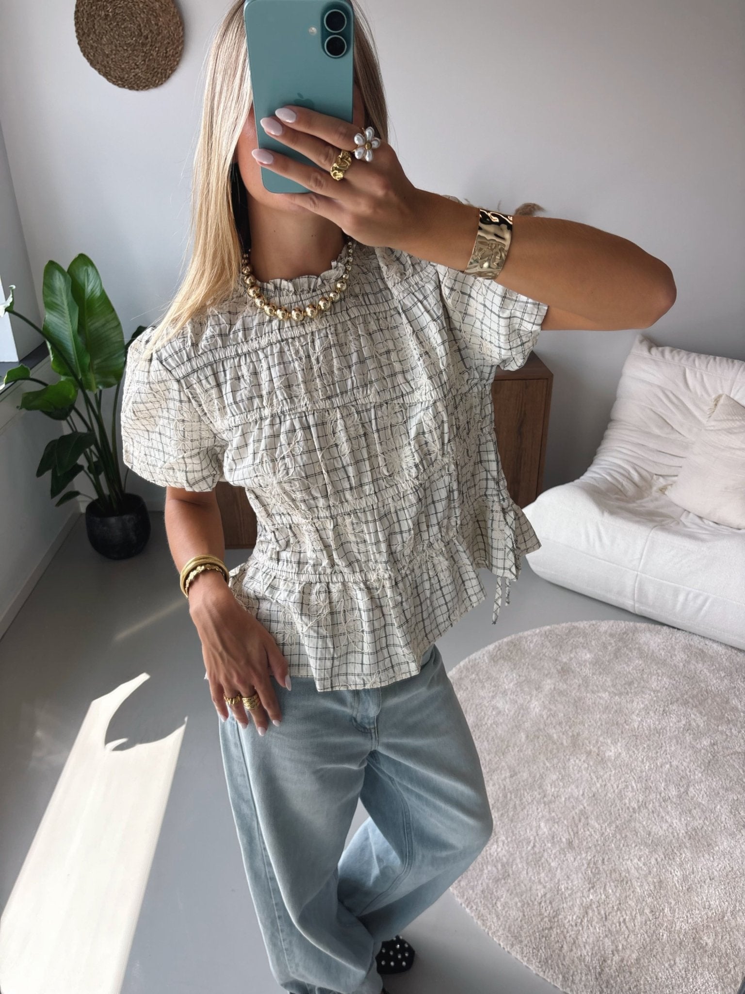 Textured Bloom Blouse - MOOS the Label