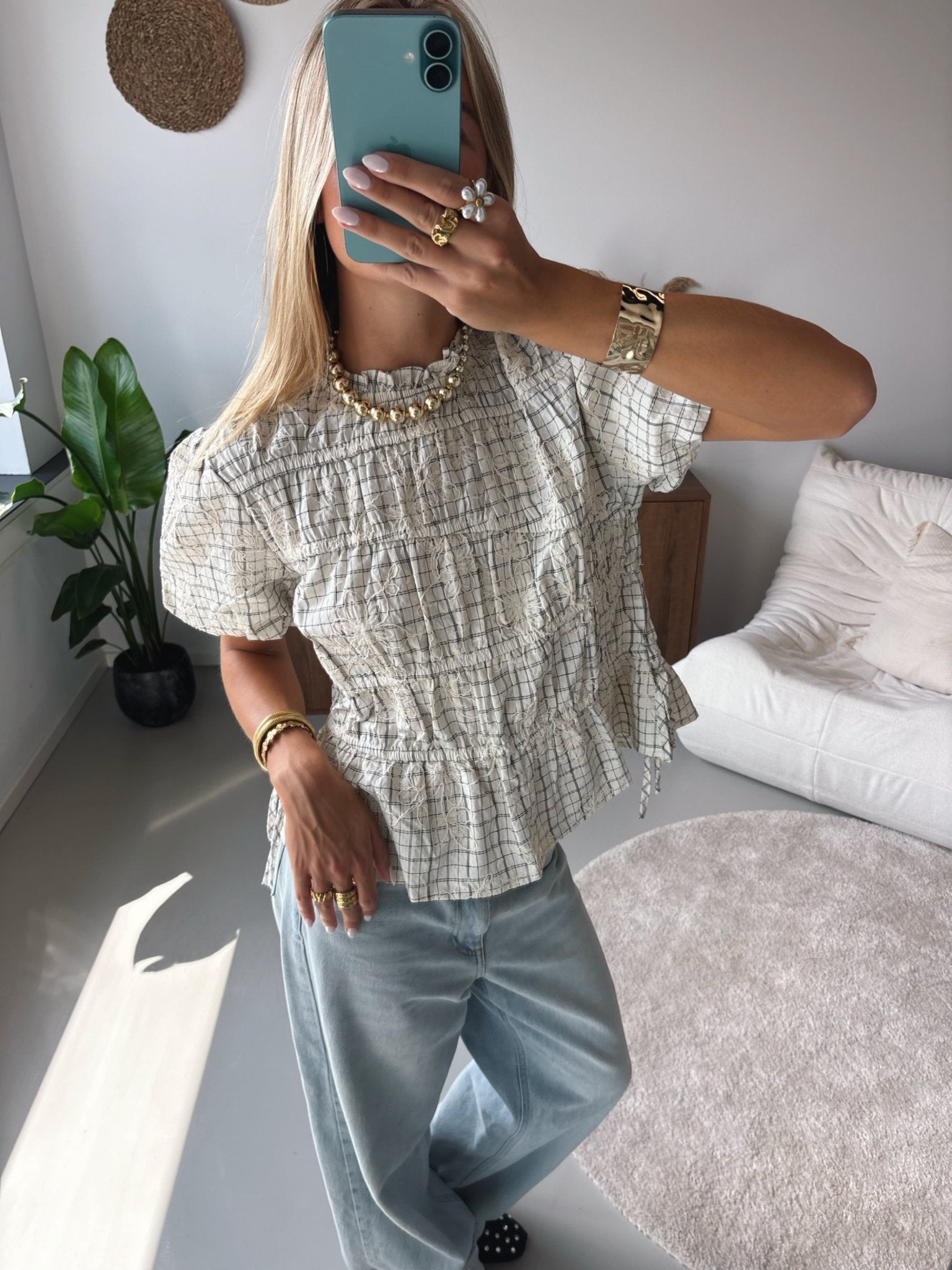 Textured Bloom Blouse - MOOS the Label