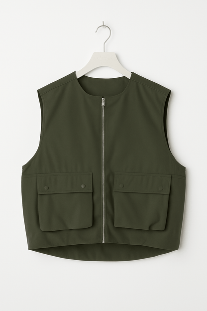 Urban Utility Vest Black - MOOS The Label