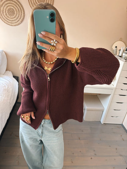 Zip Cardigan - MOOS the Label